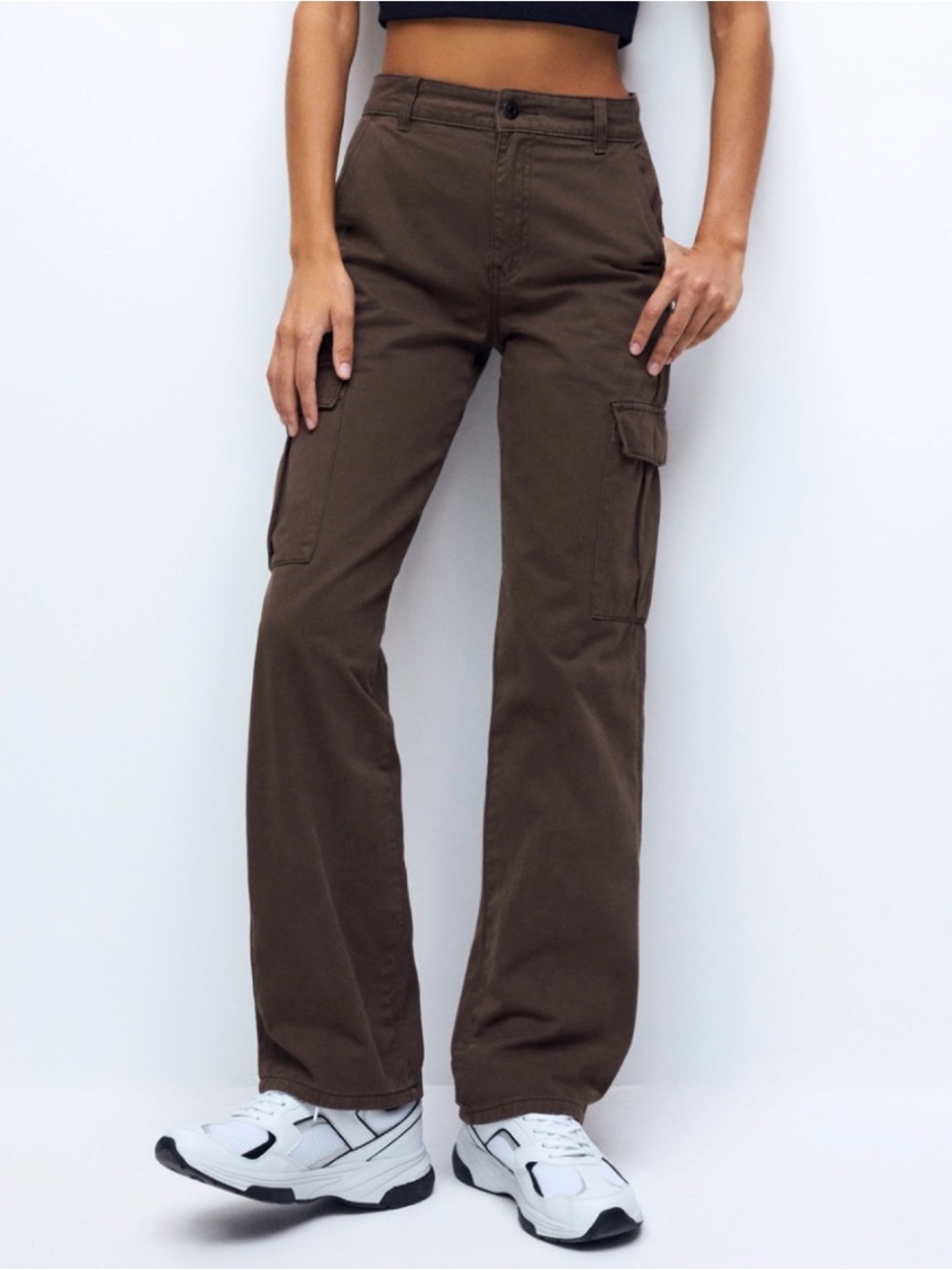 Pull&Bear Straight Leg Cargo Pants